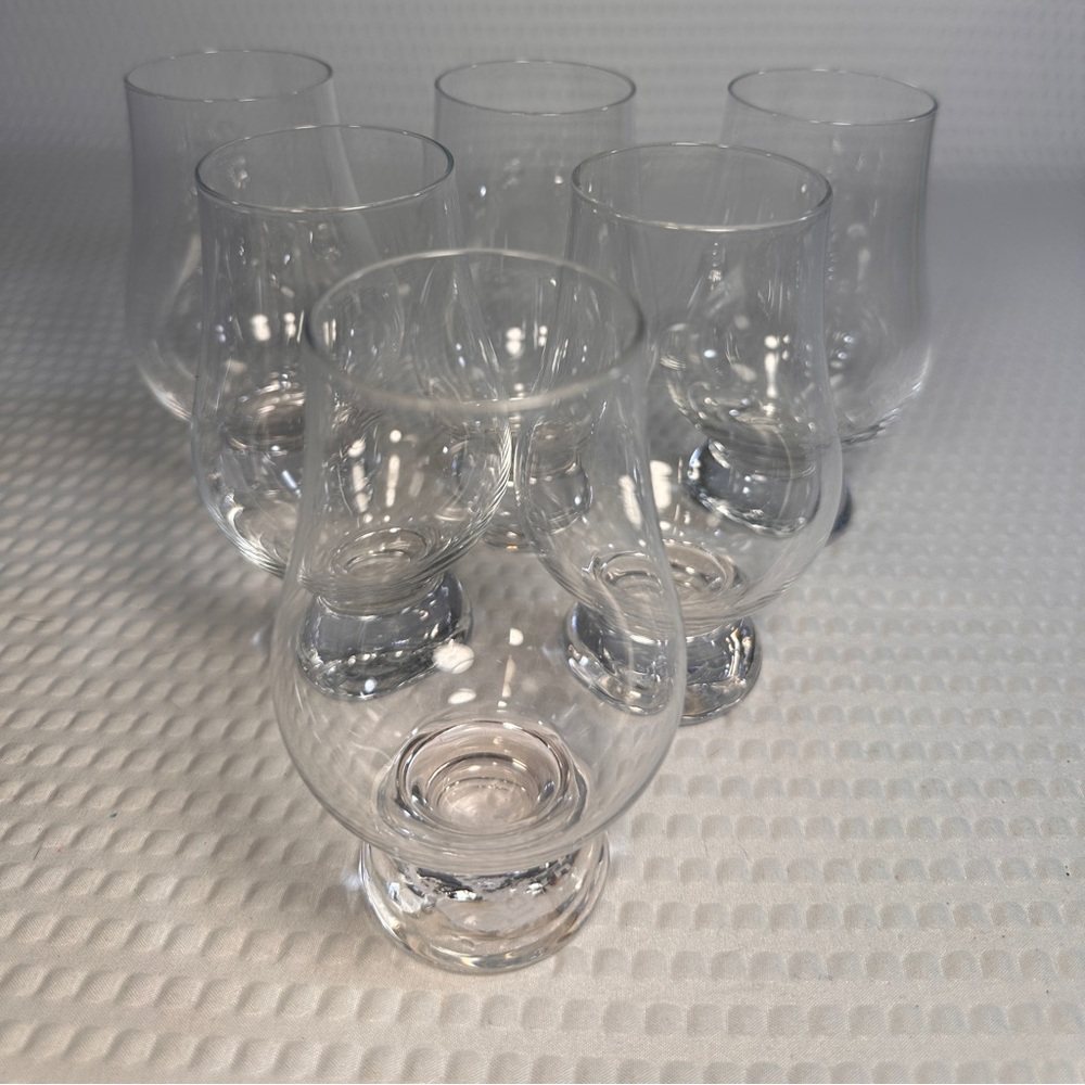 James Glencairn Mini Footed Whiskey Glass By Stolzle Crystal 4 1/2x1 3/4 Glasses